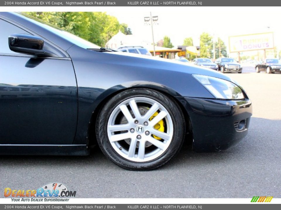 2004 Honda Accord EX V6 Coupe Nighthawk Black Pearl / Black Photo #30