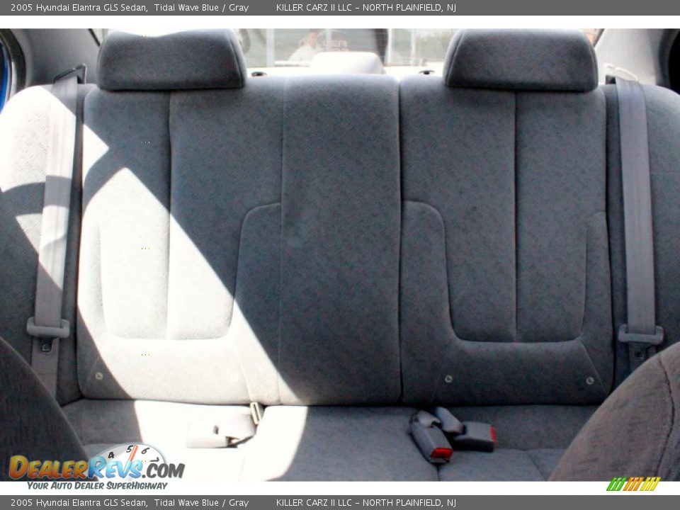 2005 Hyundai Elantra GLS Sedan Tidal Wave Blue / Gray Photo #9
