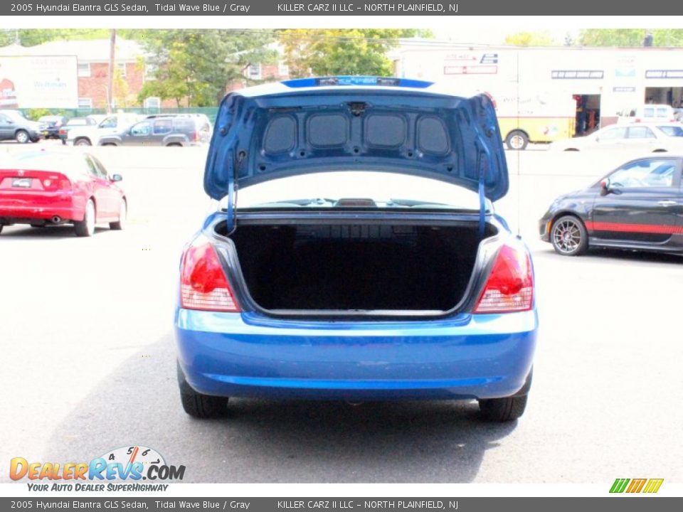 2005 Hyundai Elantra GLS Sedan Tidal Wave Blue / Gray Photo #29