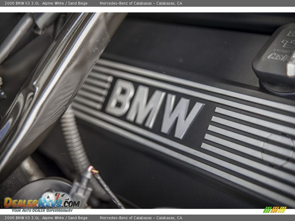 2006 BMW X3 3.0i Alpine White / Sand Beige Photo #25