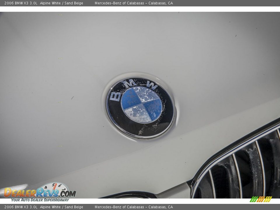 2006 BMW X3 3.0i Alpine White / Sand Beige Photo #27