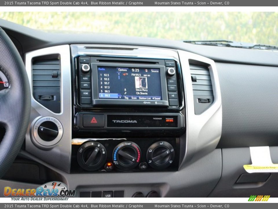 2015 Toyota Tacoma TRD Sport Double Cab 4x4 Blue Ribbon Metallic / Graphite Photo #6