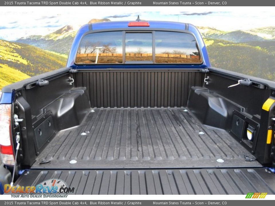 2015 Toyota Tacoma TRD Sport Double Cab 4x4 Blue Ribbon Metallic / Graphite Photo #8