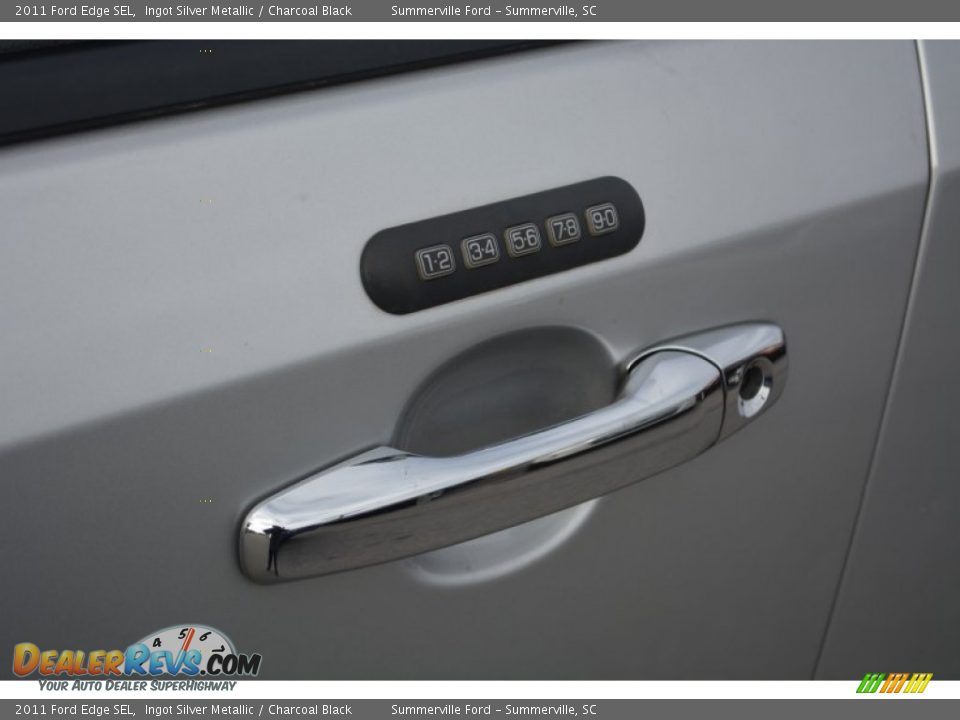 2011 Ford Edge SEL Ingot Silver Metallic / Charcoal Black Photo #10