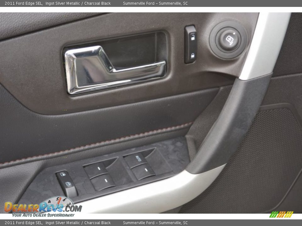 2011 Ford Edge SEL Ingot Silver Metallic / Charcoal Black Photo #19