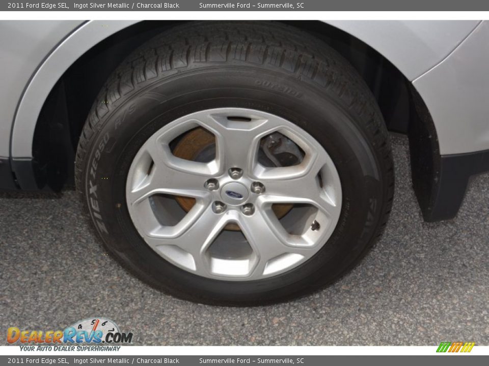 2011 Ford Edge SEL Ingot Silver Metallic / Charcoal Black Photo #21