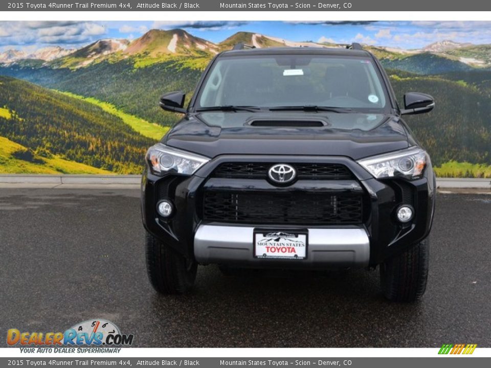 2015 Toyota 4Runner Trail Premium 4x4 Attitude Black / Black Photo #2