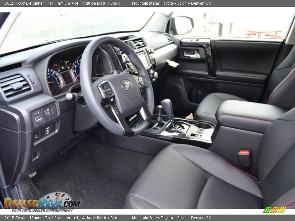 2015 Toyota 4Runner Trail Premium 4x4 Attitude Black / Black Photo #5