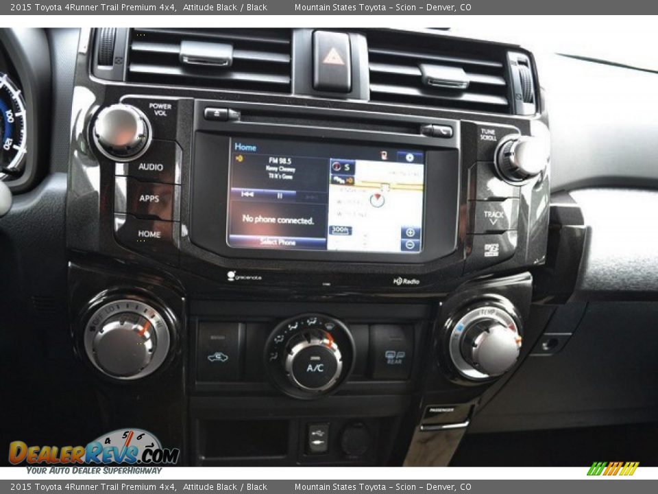 2015 Toyota 4Runner Trail Premium 4x4 Attitude Black / Black Photo #6