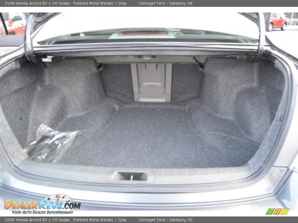 2008 Honda Accord EX-L V6 Sedan Polished Metal Metallic / Gray Photo #13
