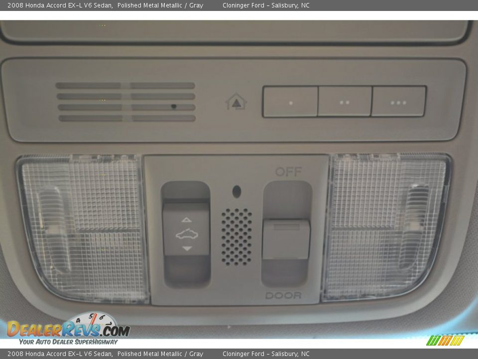 2008 Honda Accord EX-L V6 Sedan Polished Metal Metallic / Gray Photo #23