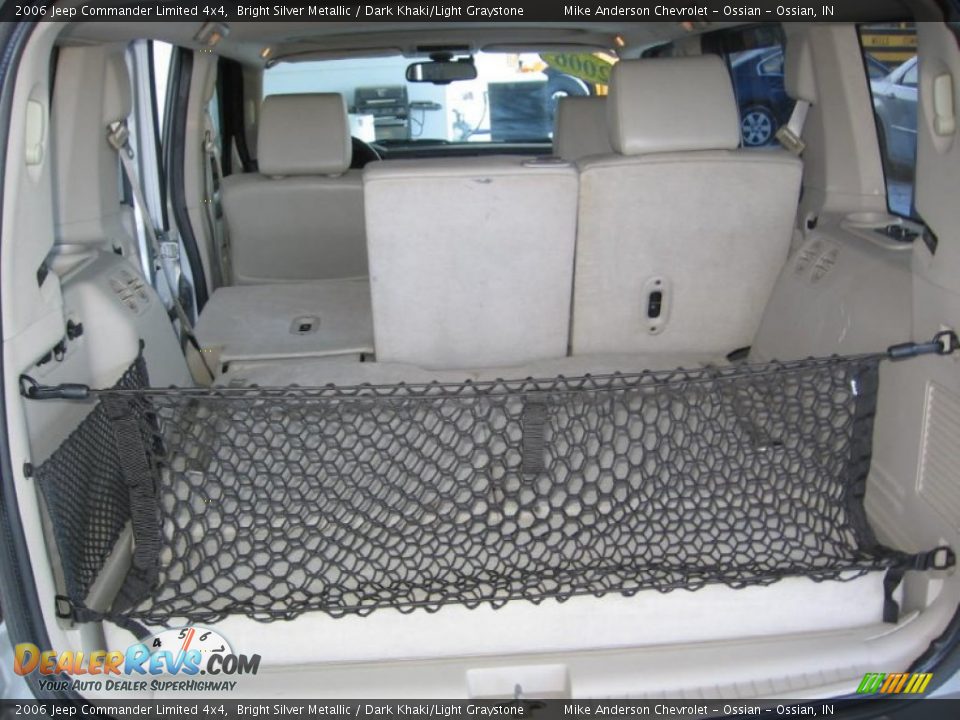 2006 Jeep Commander Limited 4x4 Bright Silver Metallic / Dark Khaki/Light Graystone Photo #22