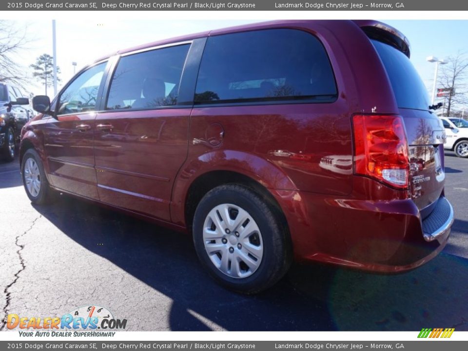 2015 Dodge Grand Caravan SE Deep Cherry Red Crystal Pearl / Black/Light Graystone Photo #2