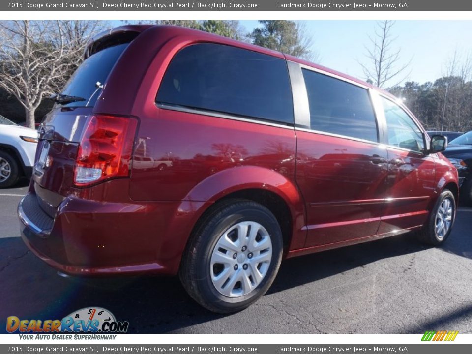 2015 Dodge Grand Caravan SE Deep Cherry Red Crystal Pearl / Black/Light Graystone Photo #3