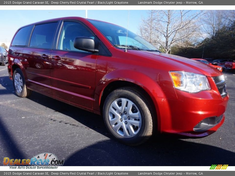 2015 Dodge Grand Caravan SE Deep Cherry Red Crystal Pearl / Black/Light Graystone Photo #4