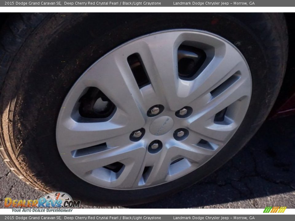 2015 Dodge Grand Caravan SE Deep Cherry Red Crystal Pearl / Black/Light Graystone Photo #5