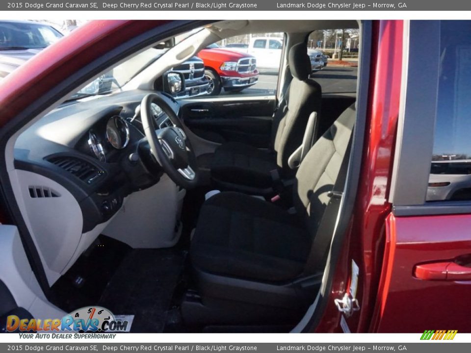2015 Dodge Grand Caravan SE Deep Cherry Red Crystal Pearl / Black/Light Graystone Photo #6