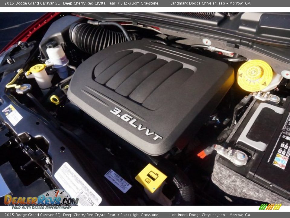 2015 Dodge Grand Caravan SE Deep Cherry Red Crystal Pearl / Black/Light Graystone Photo #8
