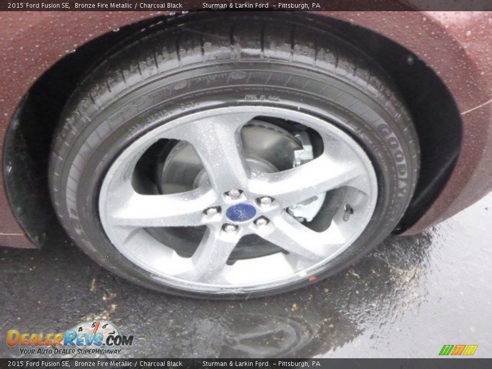 2015 Ford Fusion SE Bronze Fire Metallic / Charcoal Black Photo #9
