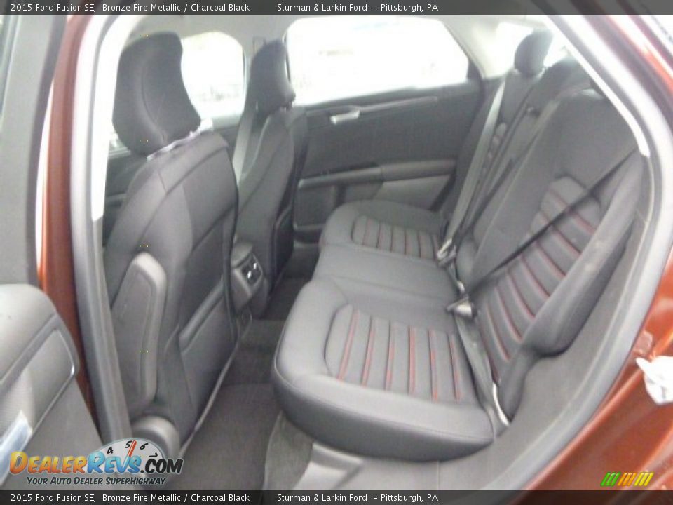 2015 Ford Fusion SE Bronze Fire Metallic / Charcoal Black Photo #13