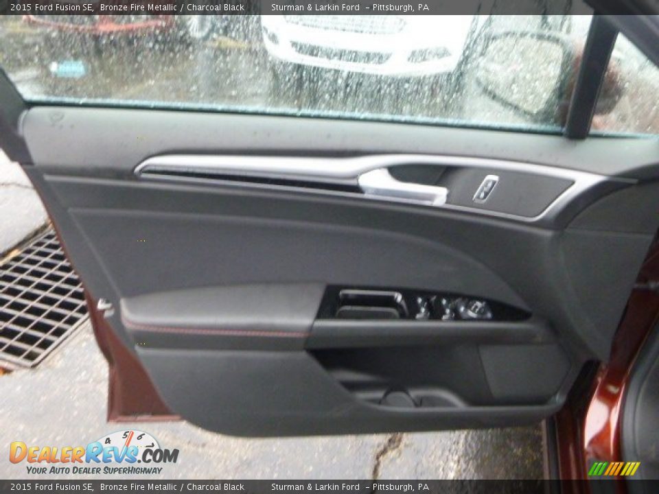 2015 Ford Fusion SE Bronze Fire Metallic / Charcoal Black Photo #15