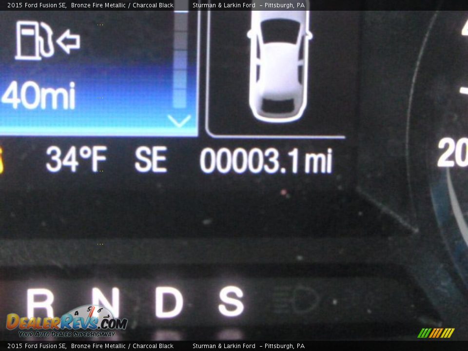 2015 Ford Fusion SE Bronze Fire Metallic / Charcoal Black Photo #18