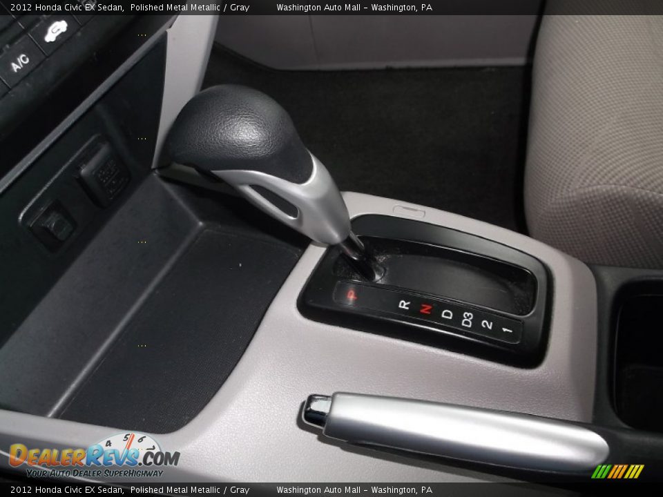 2012 Honda Civic EX Sedan Polished Metal Metallic / Gray Photo #14