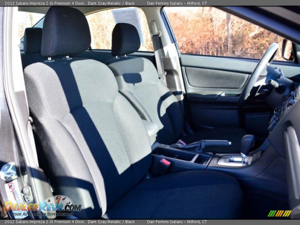 2012 Subaru Impreza 2.0i Premium 4 Door Dark Gray Metallic / Black Photo #5