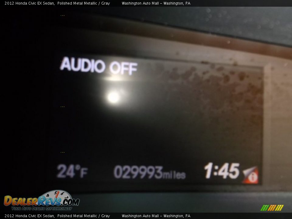 2012 Honda Civic EX Sedan Polished Metal Metallic / Gray Photo #20