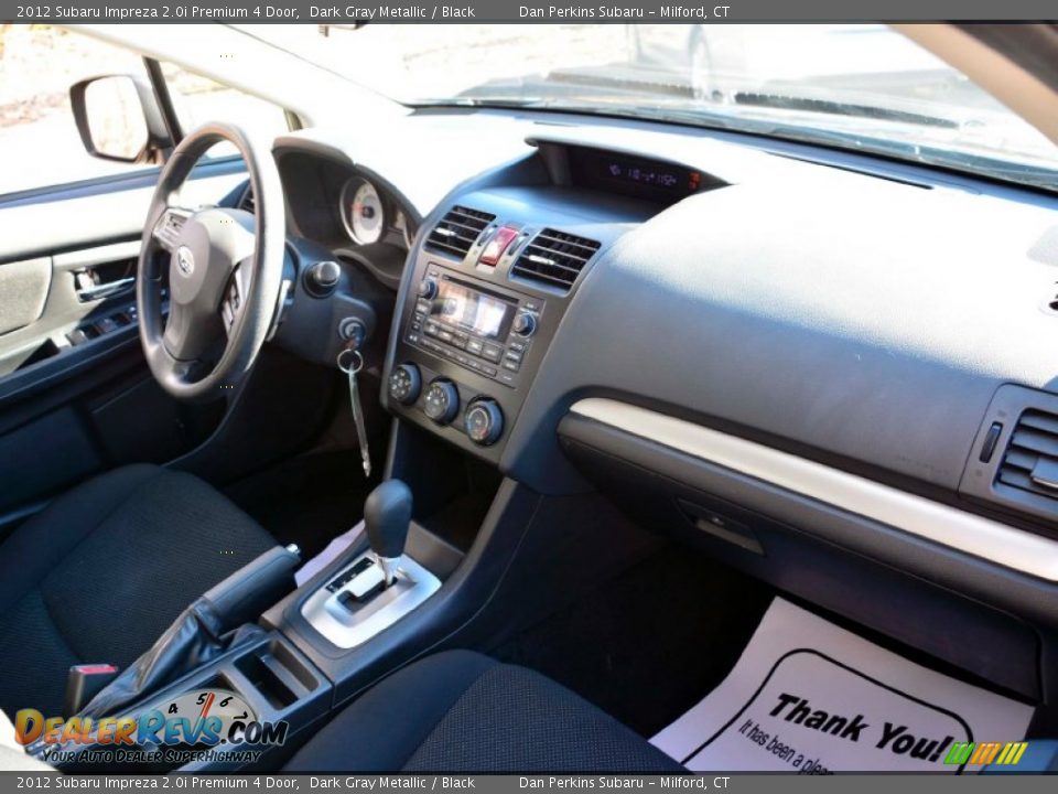 2012 Subaru Impreza 2.0i Premium 4 Door Dark Gray Metallic / Black Photo #10