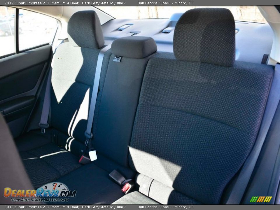 2012 Subaru Impreza 2.0i Premium 4 Door Dark Gray Metallic / Black Photo #14