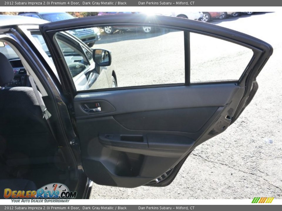 2012 Subaru Impreza 2.0i Premium 4 Door Dark Gray Metallic / Black Photo #16