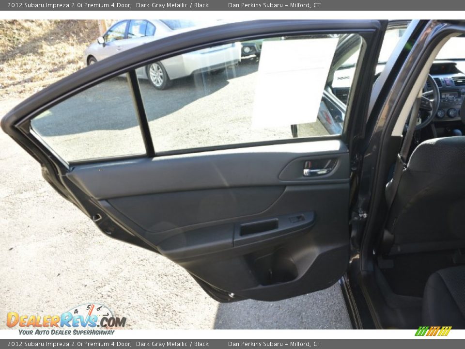 2012 Subaru Impreza 2.0i Premium 4 Door Dark Gray Metallic / Black Photo #18