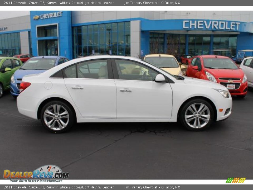 2011 Chevrolet Cruze LTZ Summit White / Cocoa/Light Neutral Leather Photo #1