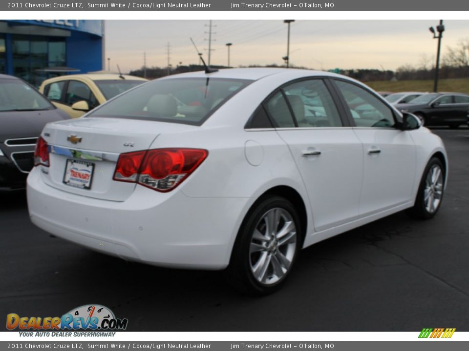 2011 Chevrolet Cruze LTZ Summit White / Cocoa/Light Neutral Leather Photo #3