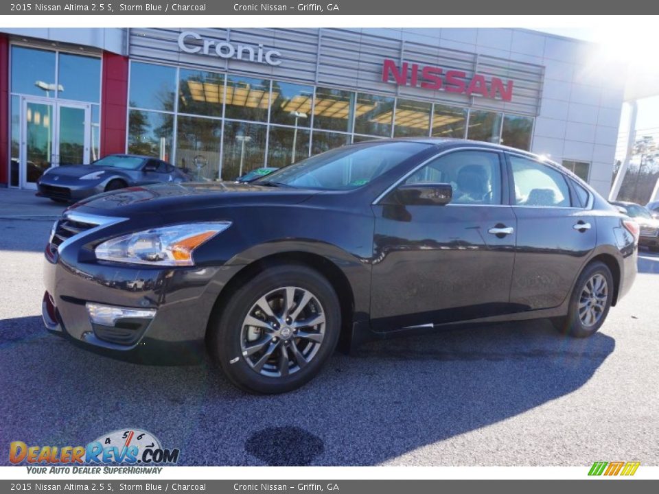 2015 Nissan Altima 2.5 S Storm Blue / Charcoal Photo #1