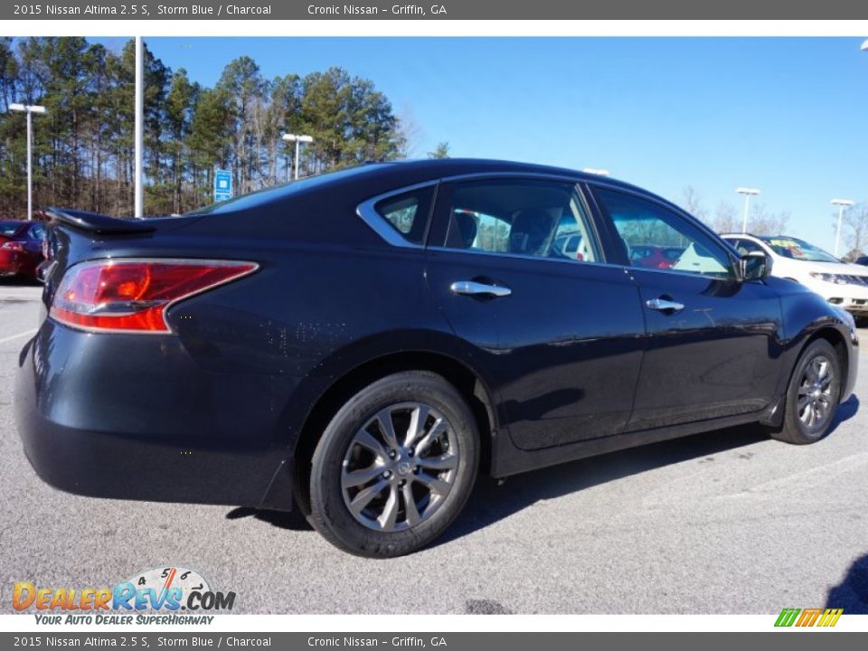 2015 Nissan Altima 2.5 S Storm Blue / Charcoal Photo #5