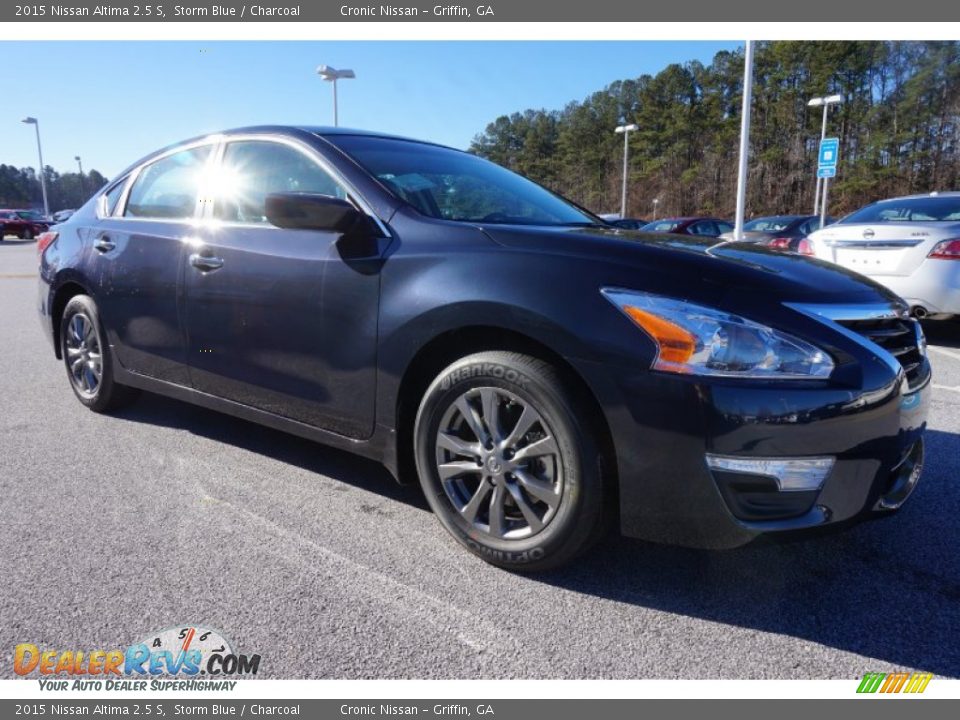 2015 Nissan Altima 2.5 S Storm Blue / Charcoal Photo #7