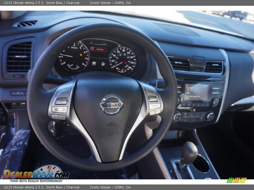 2015 Nissan Altima 2.5 S Storm Blue / Charcoal Photo #10
