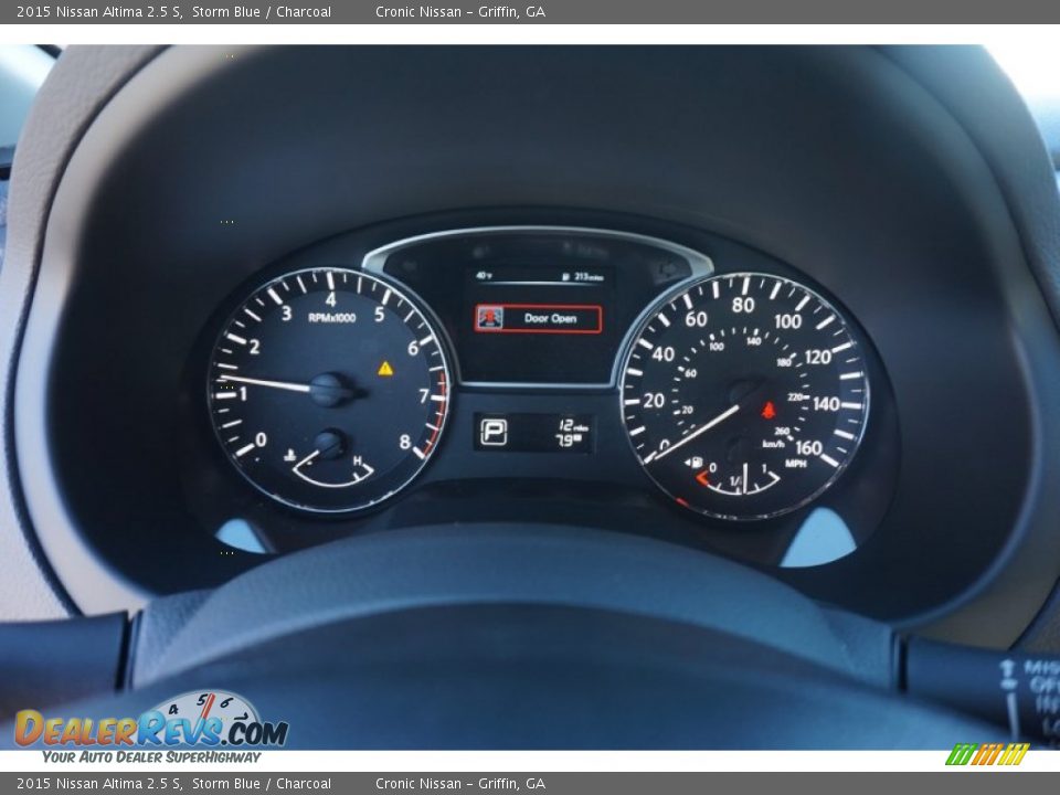 2015 Nissan Altima 2.5 S Storm Blue / Charcoal Photo #13