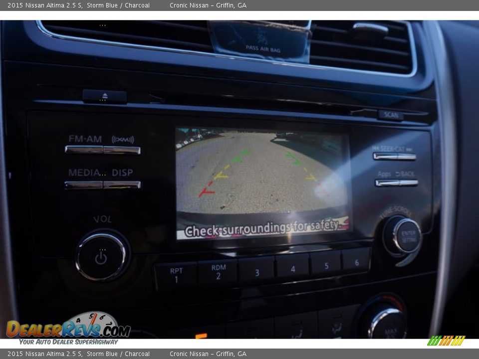 2015 Nissan Altima 2.5 S Storm Blue / Charcoal Photo #14