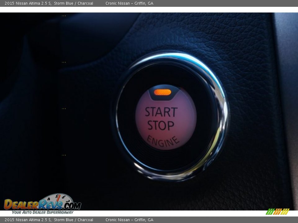 2015 Nissan Altima 2.5 S Storm Blue / Charcoal Photo #15