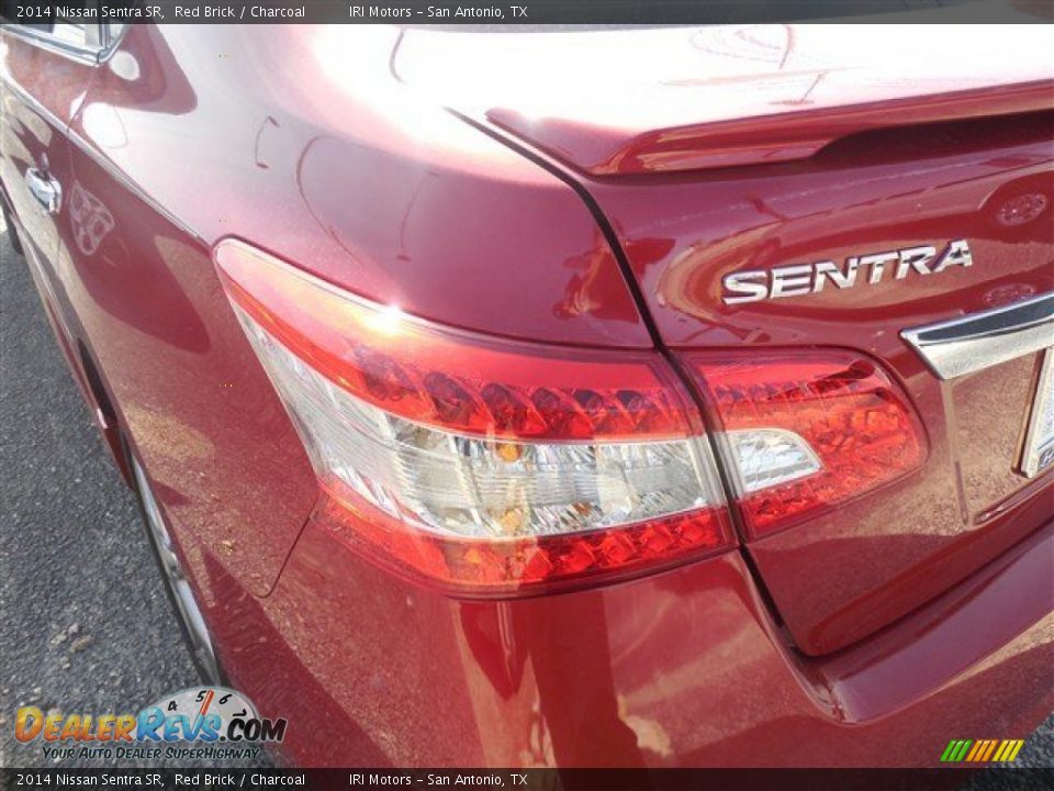 2014 Nissan Sentra SR Red Brick / Charcoal Photo #10