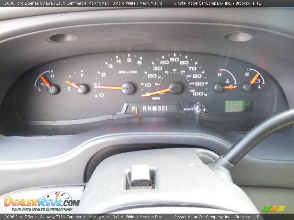 2006 Ford E Series Cutaway E350 Commercial Moving Van Oxford White / Medium Flint Photo #20