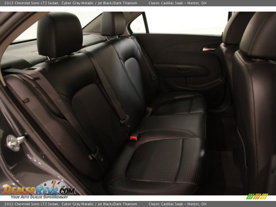 2013 Chevrolet Sonic LTZ Sedan Cyber Gray Metallic / Jet Black/Dark Titanium Photo #18