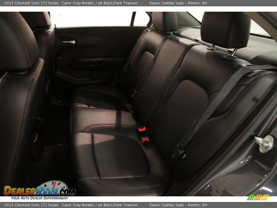 2013 Chevrolet Sonic LTZ Sedan Cyber Gray Metallic / Jet Black/Dark Titanium Photo #19