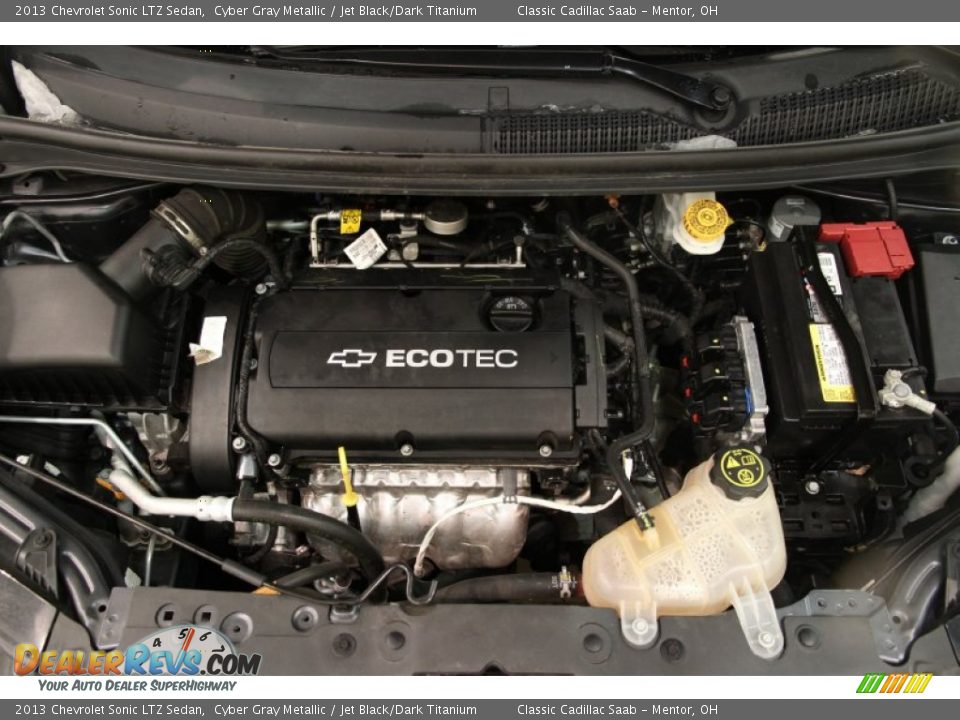 2013 Chevrolet Sonic LTZ Sedan Cyber Gray Metallic / Jet Black/Dark Titanium Photo #21
