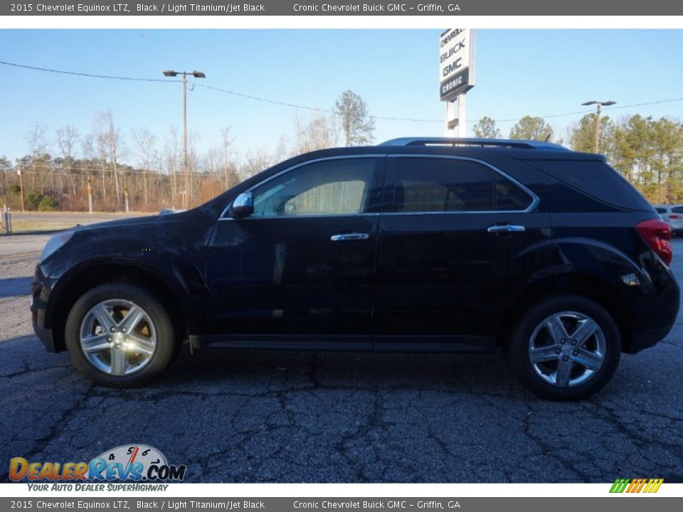 2015 Chevrolet Equinox LTZ Black / Light Titanium/Jet Black Photo #4