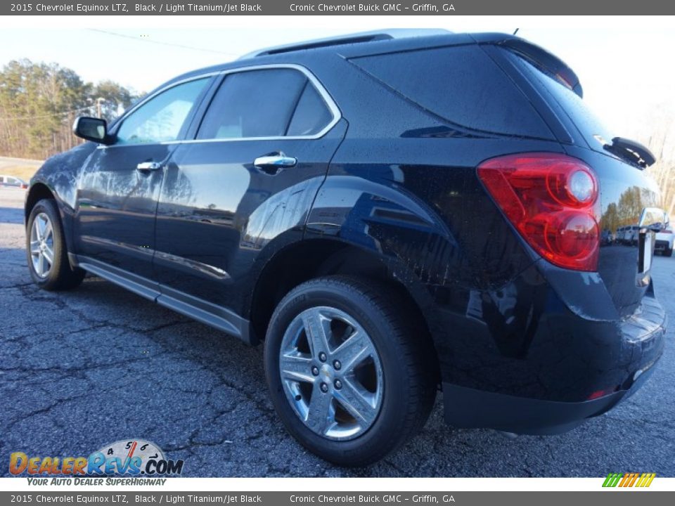 2015 Chevrolet Equinox LTZ Black / Light Titanium/Jet Black Photo #5