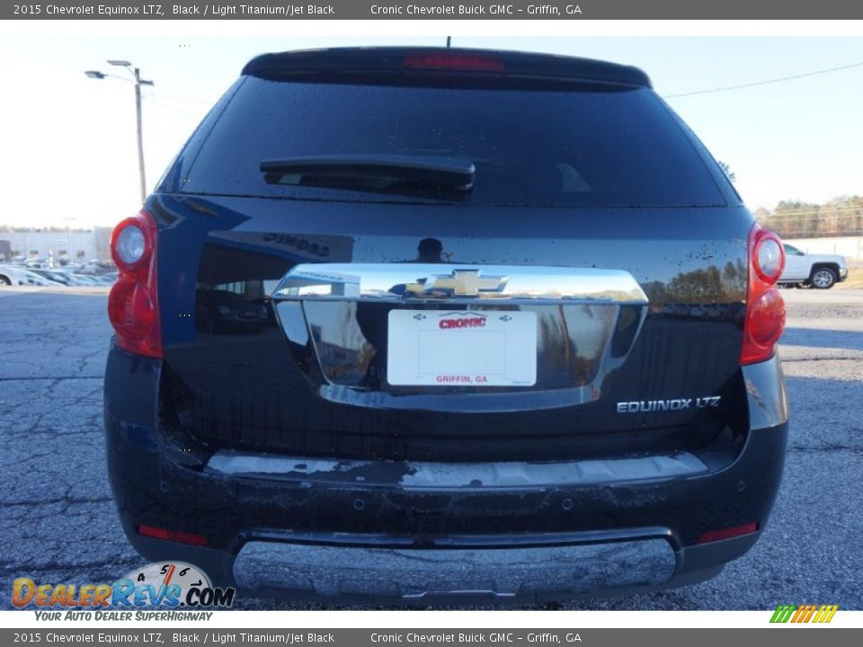 2015 Chevrolet Equinox LTZ Black / Light Titanium/Jet Black Photo #6